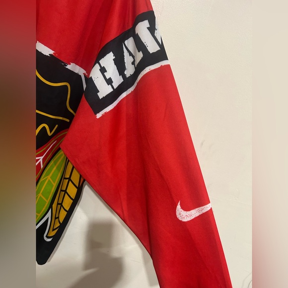 VINTAGE 90’s MADE IN USA NIKE NHL CHICAGO BLACKHAWKS HOCKEY JERSEY IN SIZE XXL - Picture 5 of 5